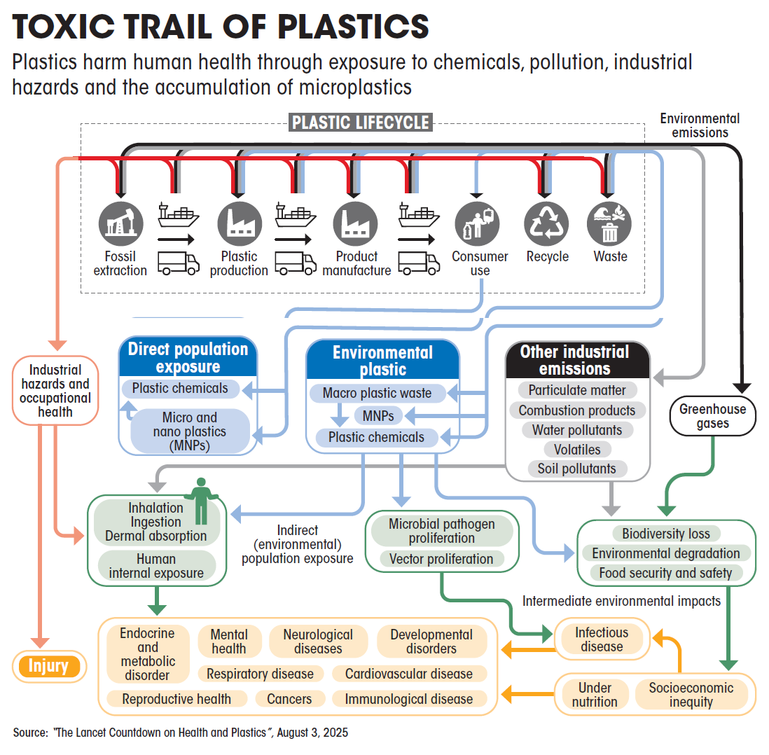toxic trail of plastics